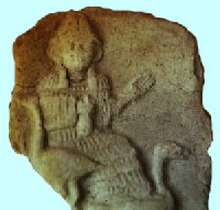 LA DEESSE AUX OIES? Date: fin du 3 ème ou début du 2 ème millénaire, Provenance: Lagash