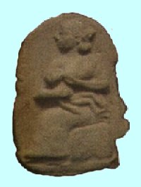 LaA FEMME A L'ENFANT. Début du 2 ème millénaire. Provenance Lagash